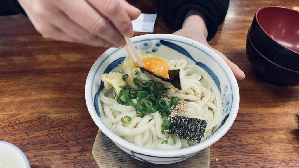 釜玉うどん